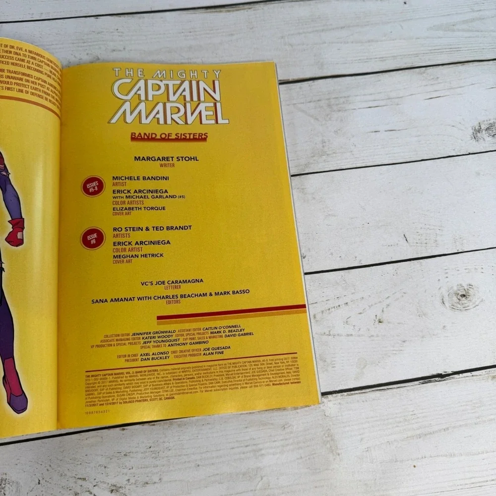The Mighty Captain Marvel Band of Sisters Marvel TPB‎ Graphic Novel Stohl 2017